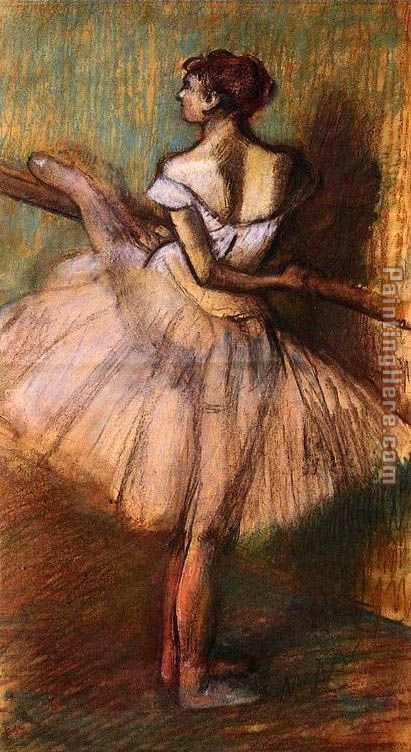 Edgar Degas Dancer at the Barre II